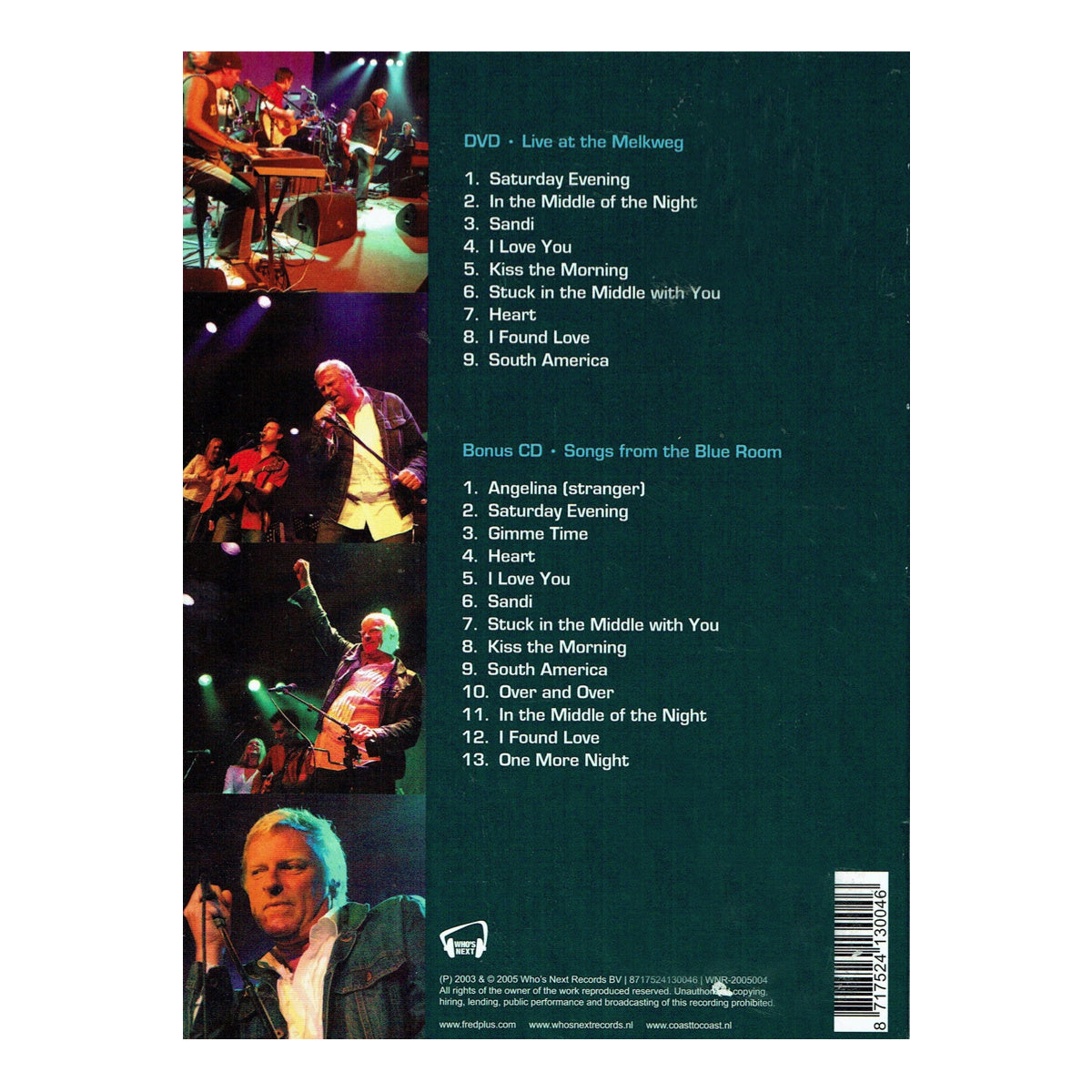 DVD | Il primo DVD+CD analogico Fred+ Live