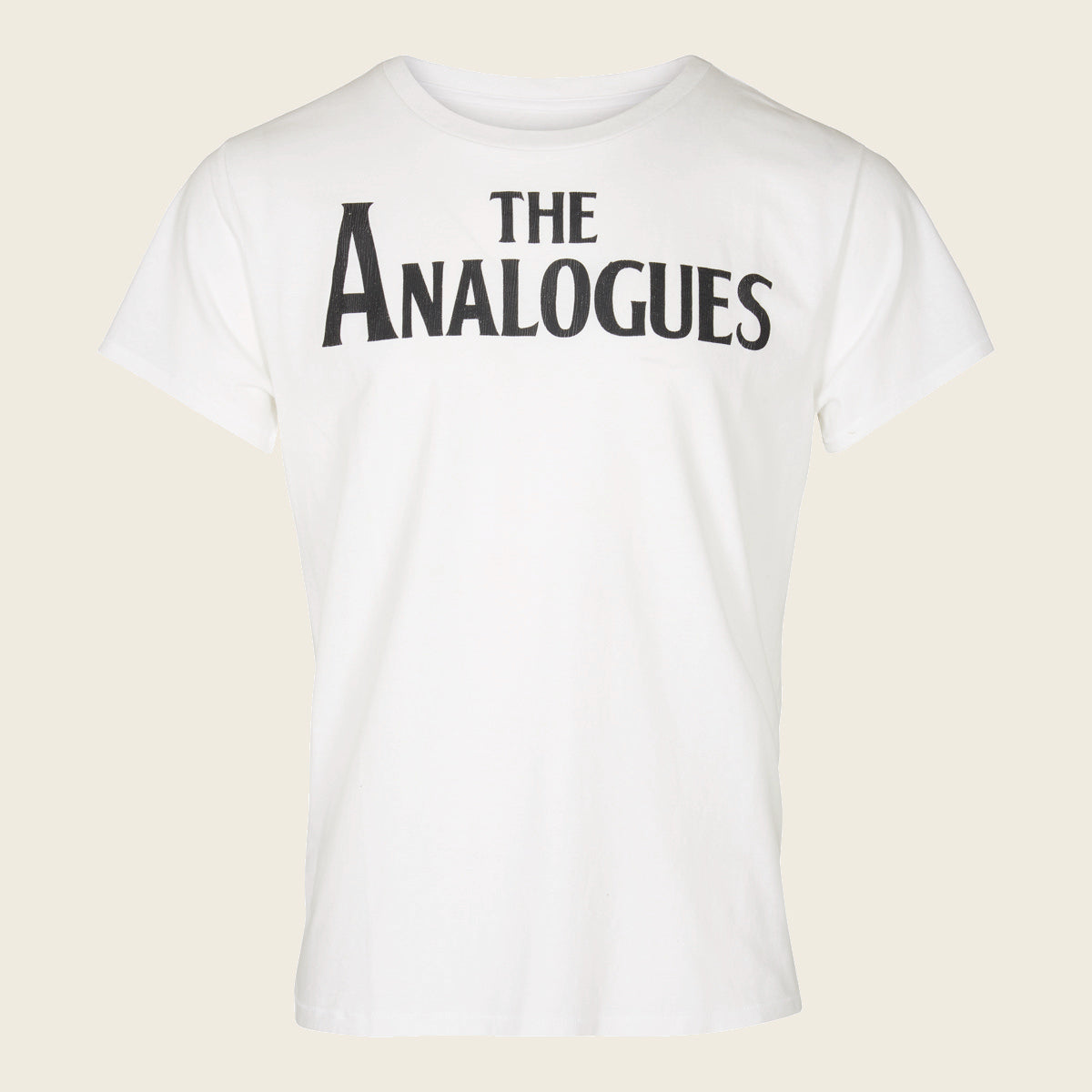 The Analogues logo T-shirt Wit