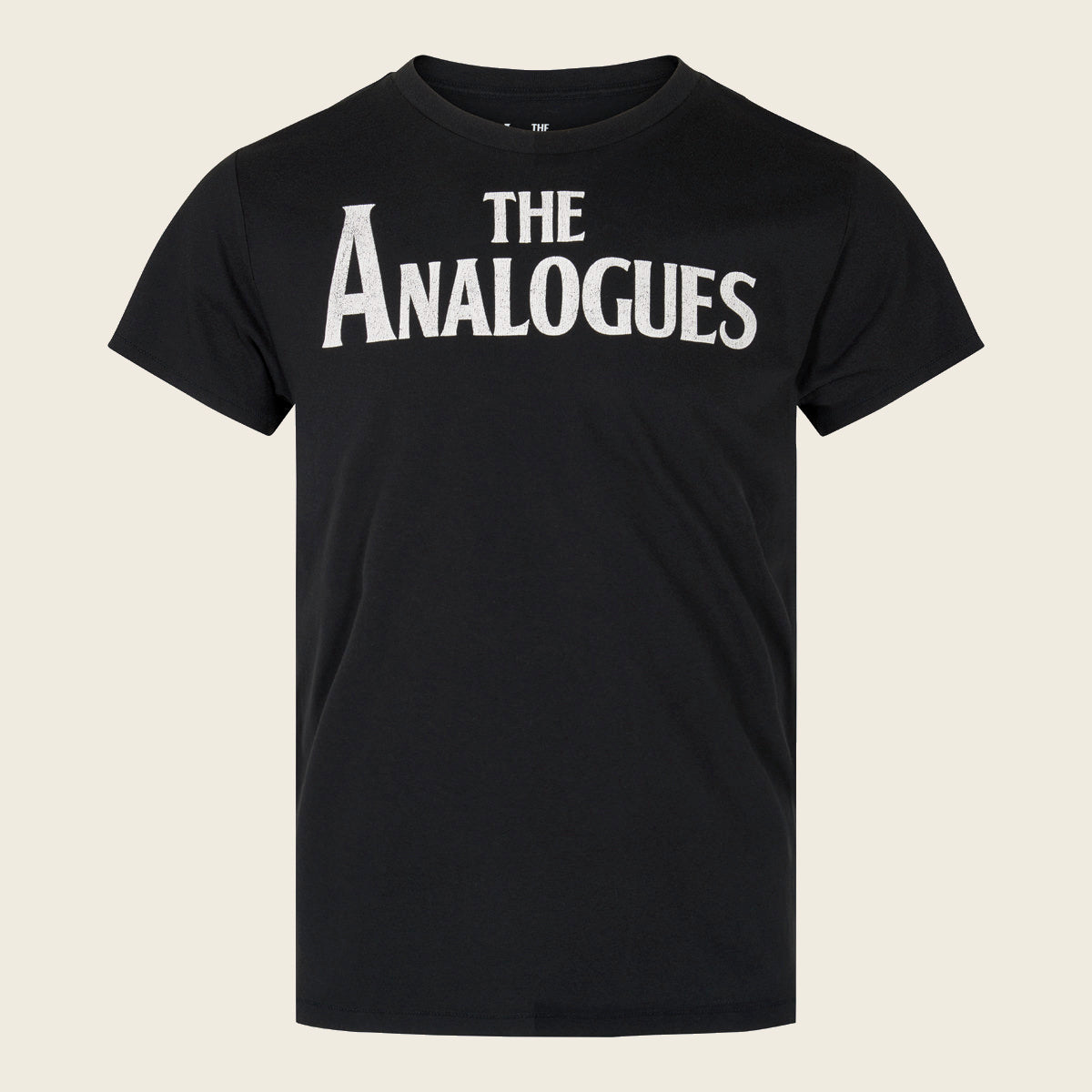 The Analogues Logo-T-Shirt Schwarz