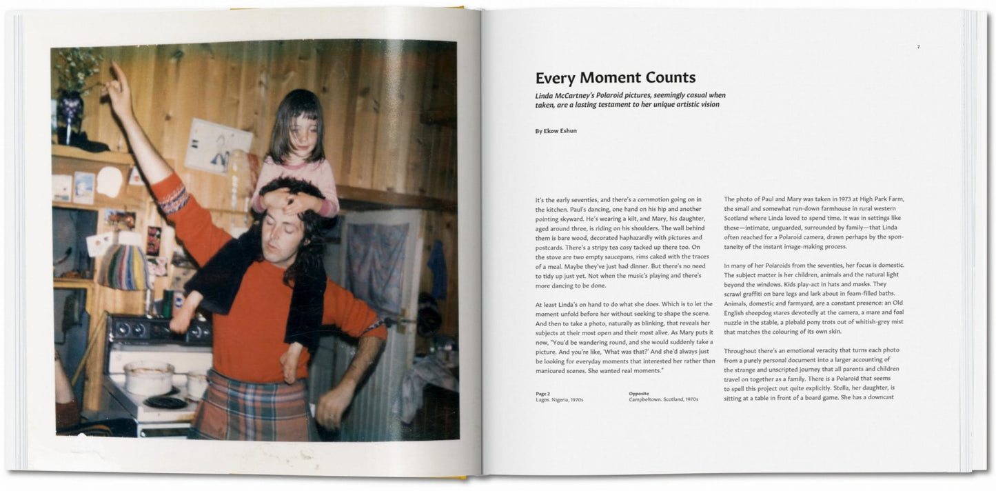 Linda McCartney. The Polaroid Diaries Table Book