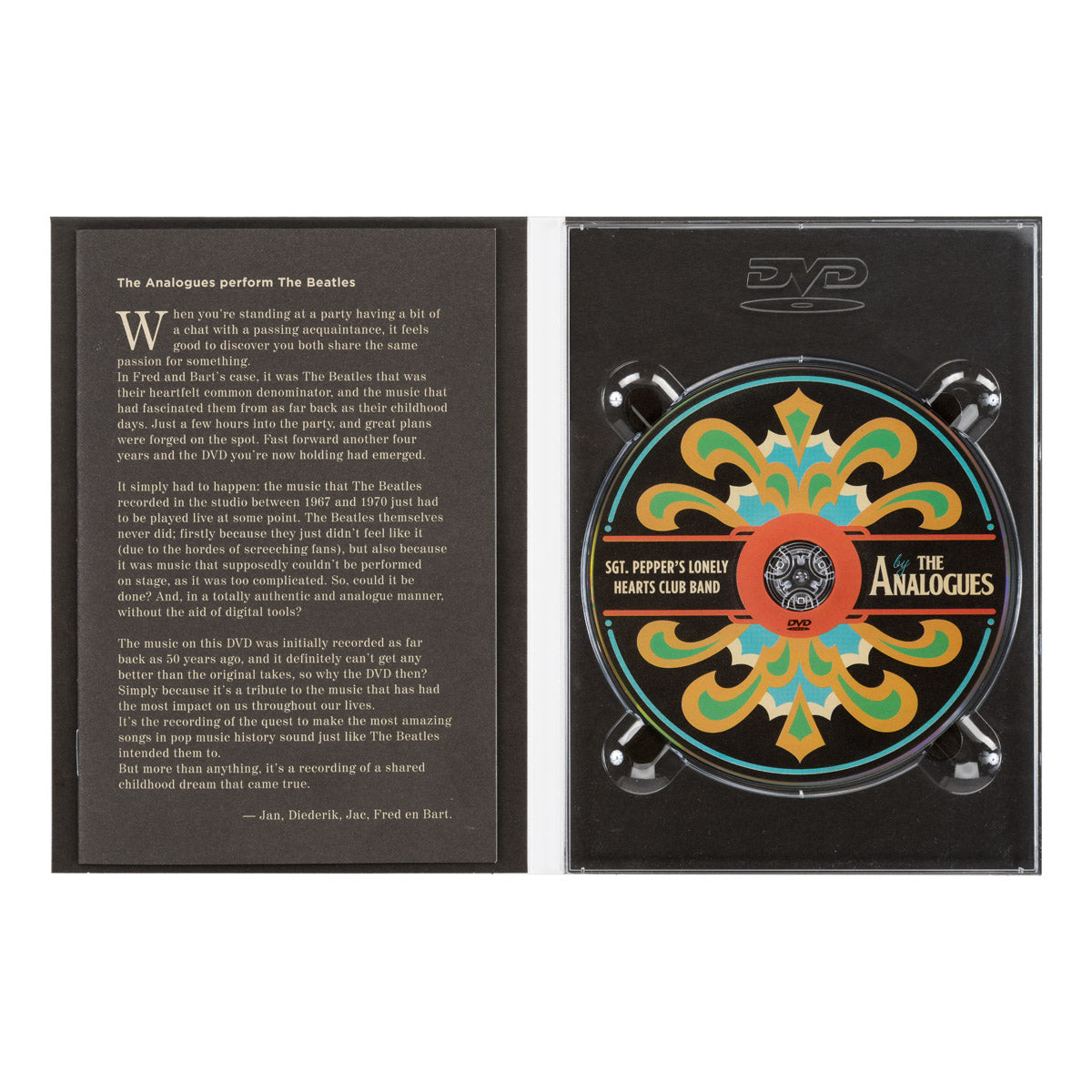 The Analogues | Sgt. Pepper's Lonely Hearts Club Band Live concert DVD | Inside
