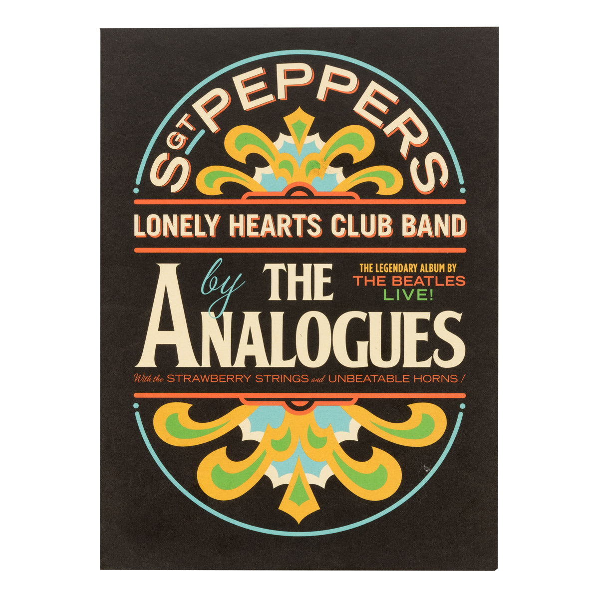 The Analogues | Sgt. Pepper's Lonely Hearts Club Band Live concert DVD | Front