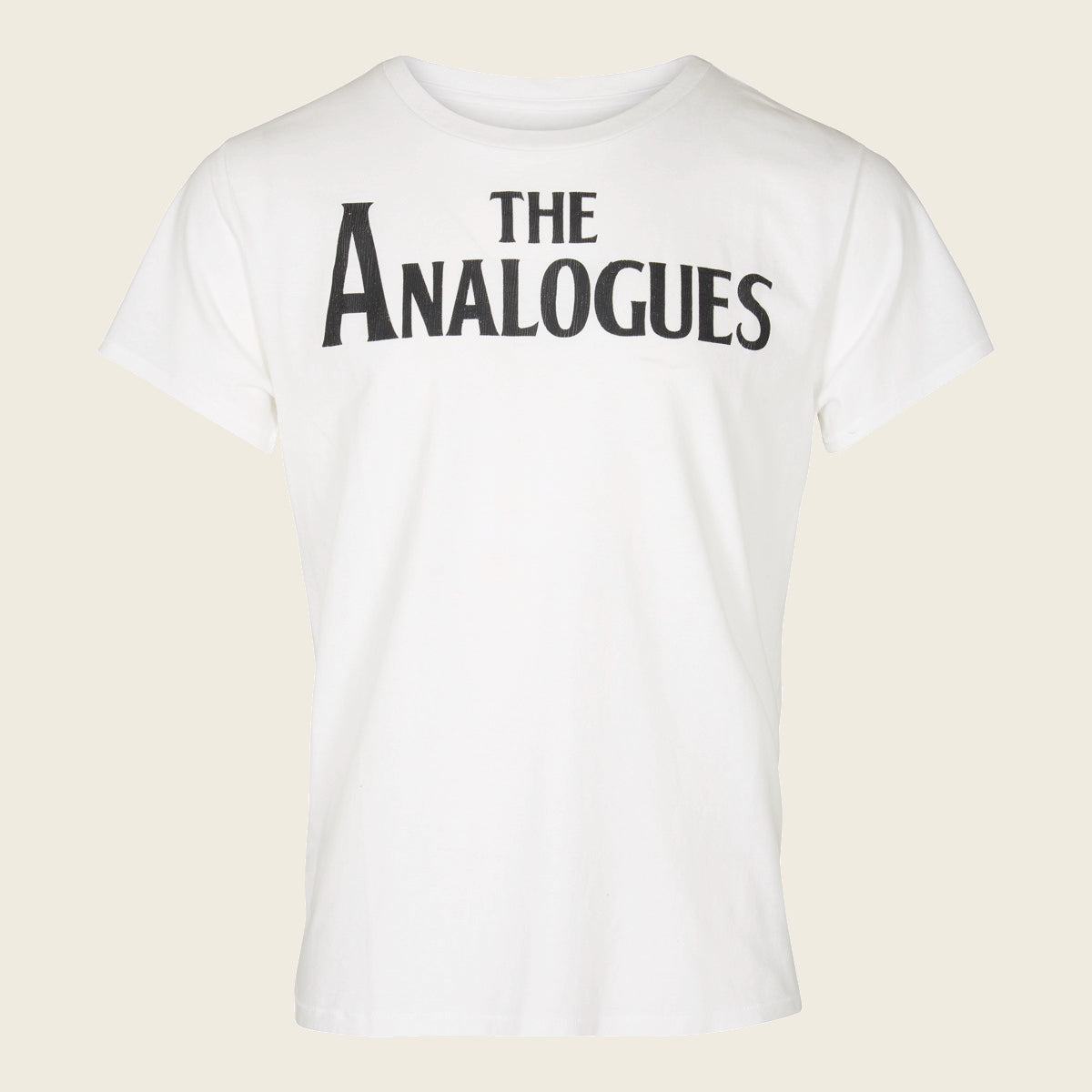 The Analogues logo T-shirt White