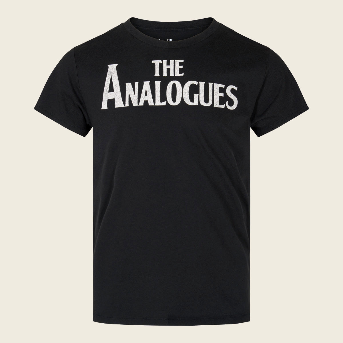 The Analogues logo T-shirt Black