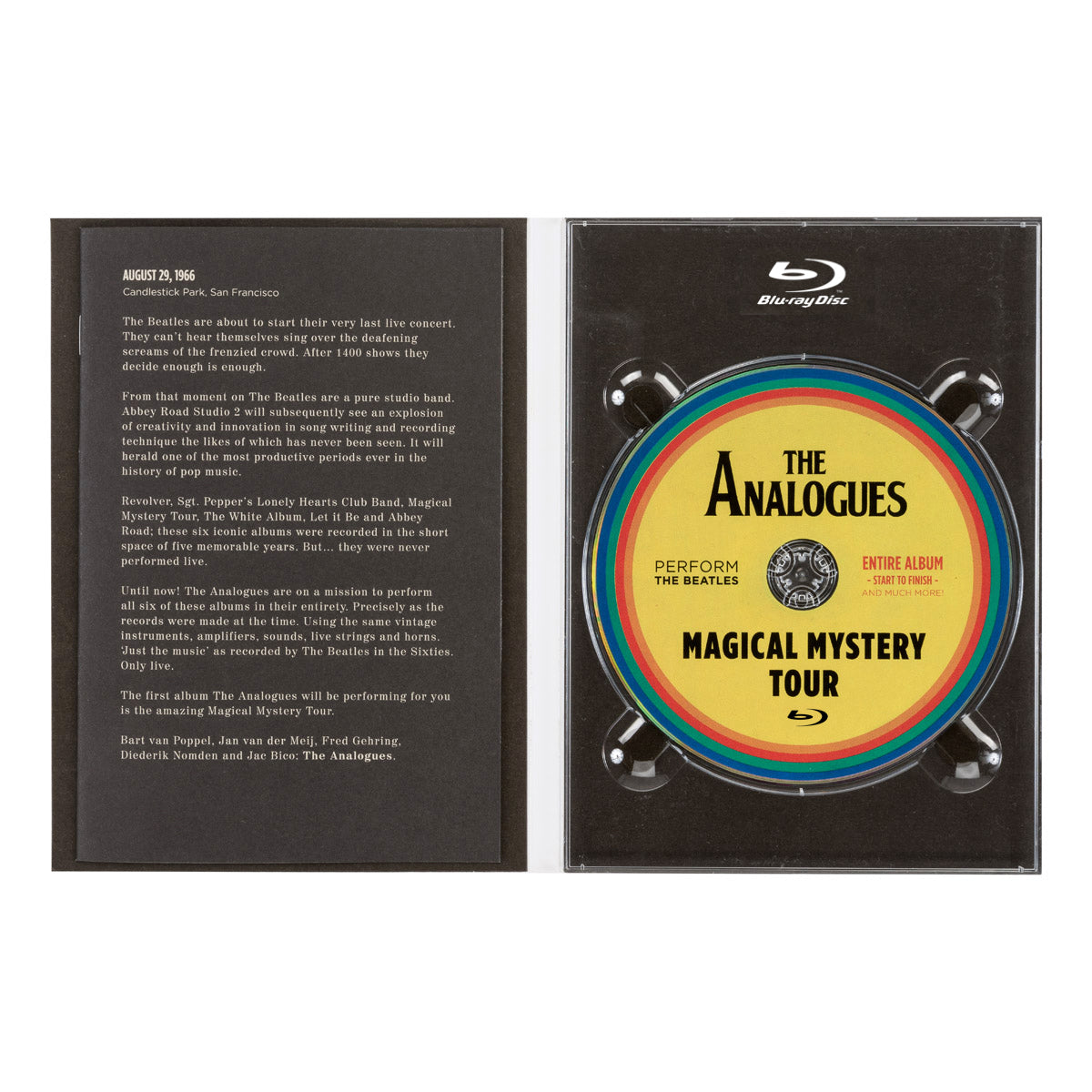 The Analogues | BLU RAY - Magical Mystery Tour Live Concert | Inside