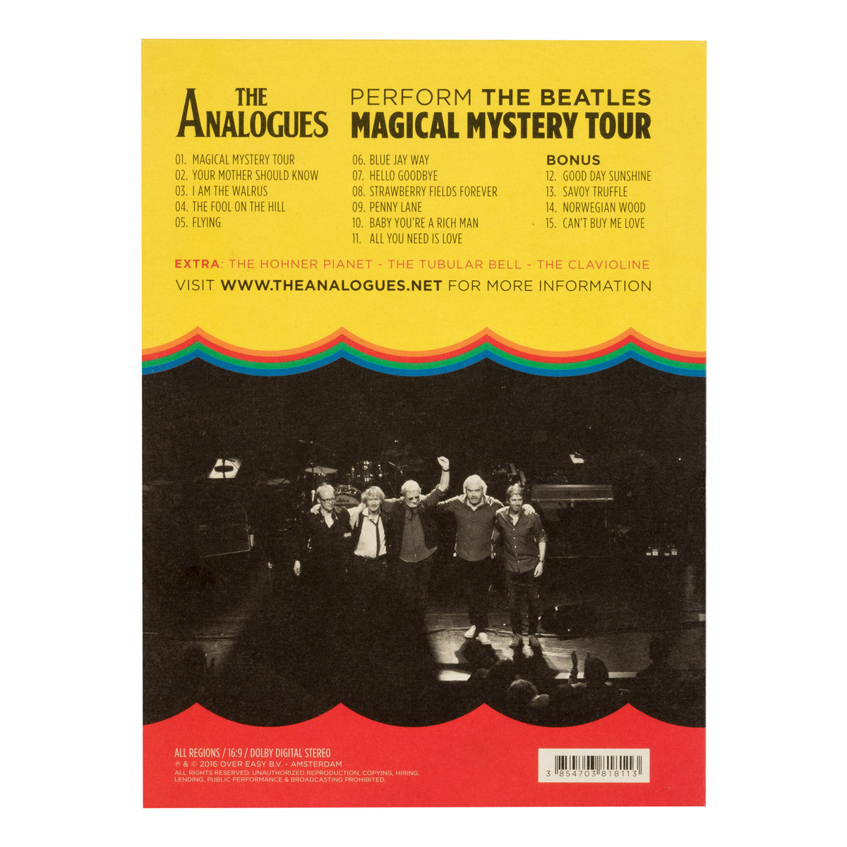 The Analogues | DVD - Magical Mystery Tour Live Concert | Back