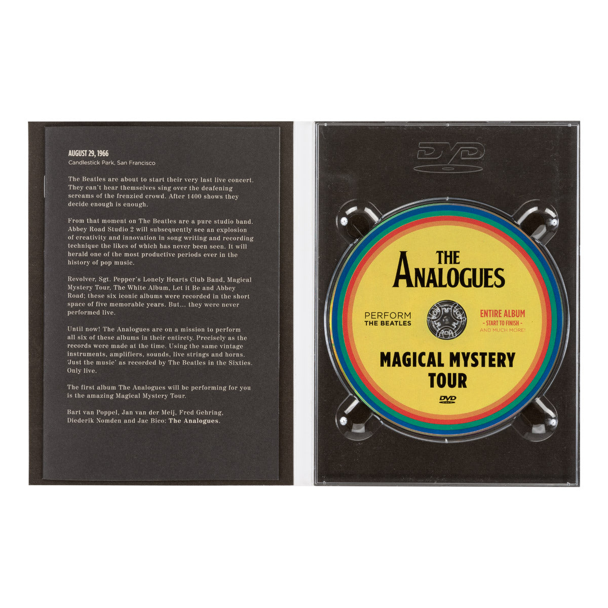 The Analogues | DVD - Magical Mystery Tour Live Concert | Inside